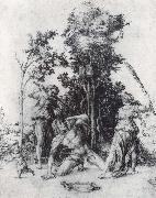 Albrecht Durer The Death of Orpheus oil